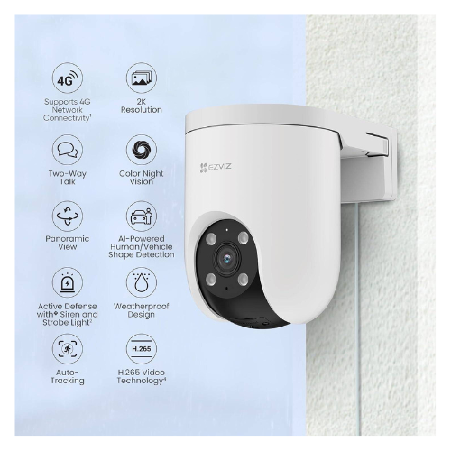 EZVIZ H8C Camera 4G 2K Pan & Tilt CCTV Security Camera — image 3