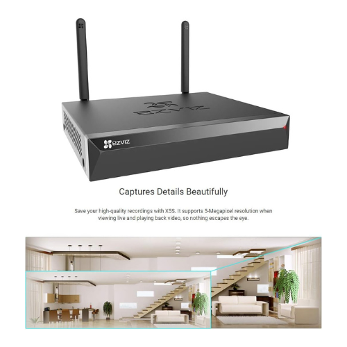 EZVIZ CS-X5S 4W Wireless NVR With HDMI 8 Channel Security System — image 3