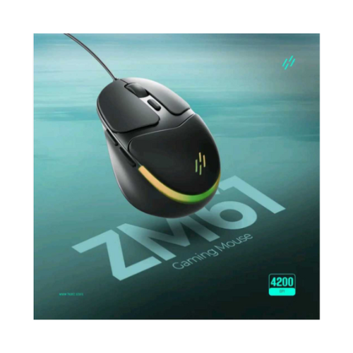 HEATZ ZM61 Wired Gaming Mouse 4200 DPI TYPE - C+USB Precise Control — image 2