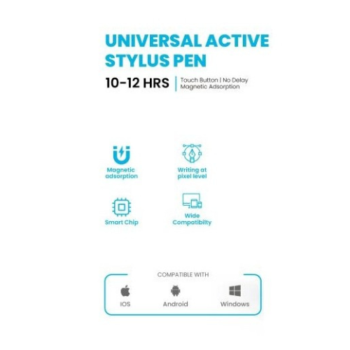 PAWA - Universal Active Stylus Pen PW-UNVSPWIA-WH Smooth Touch Control — image 2
