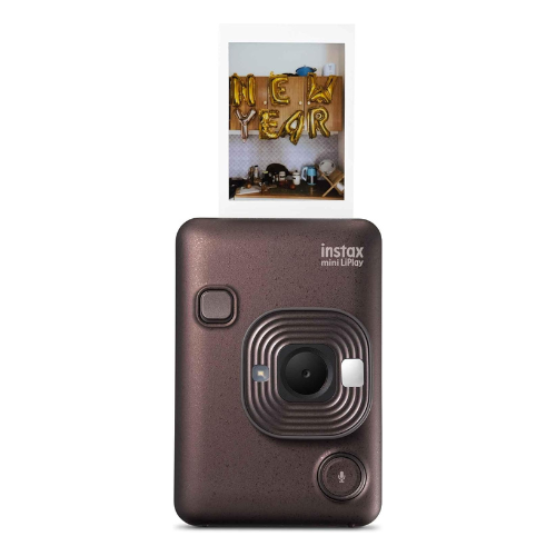 FUJIFILM INSTAX Mini LIPLAY Hybrid Instant Camera Bronze Creative Instant Prints — image 1