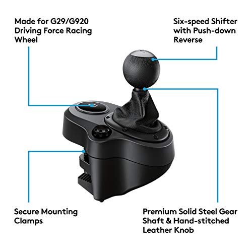 Logitech G29 Driving Force Shifter - 6 Speed H-Pattern Gear — image 2
