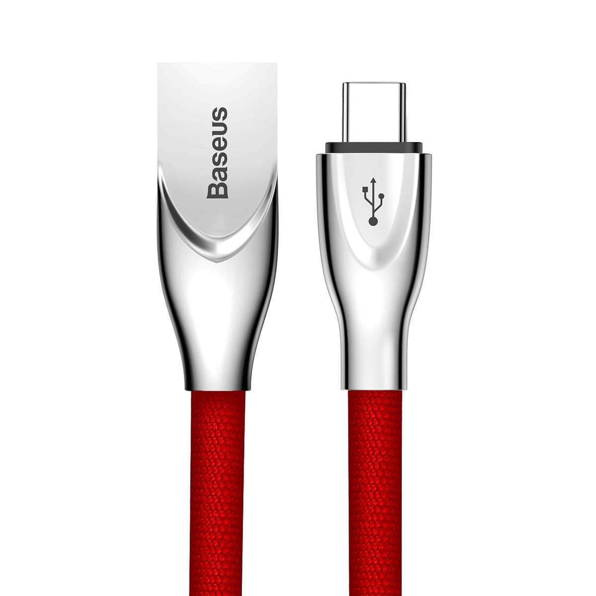Baseus Type -C Zinc Fabric Red — image 1
