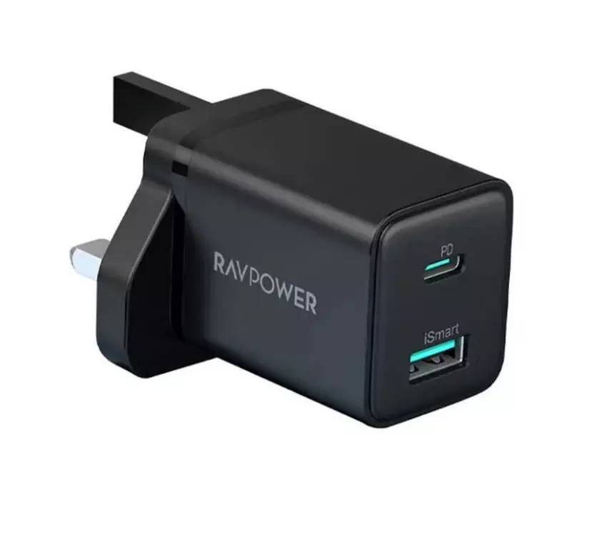 Rav Power 2 In 1 20w Wall Charger With Lightning Cable — image 2