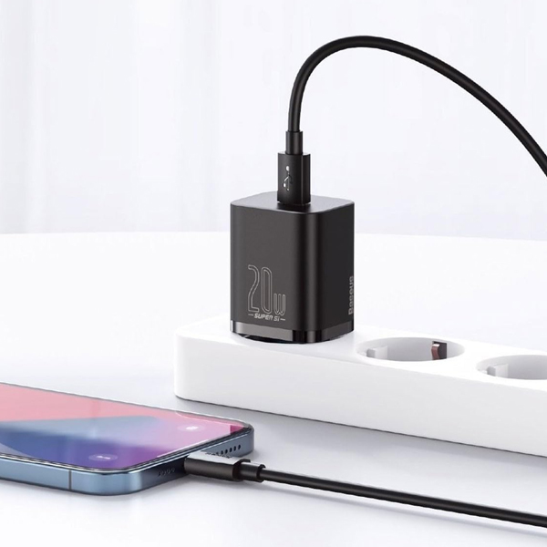Baseus 20W PD Palm Fast Charger with USB C to USB C Cable — image 8