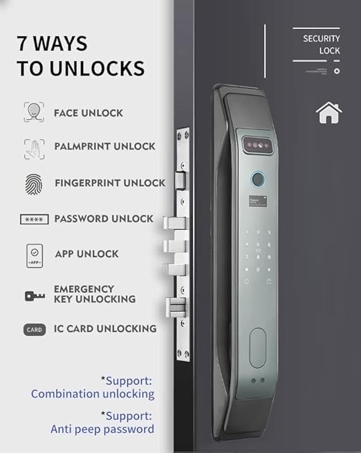 Hivision Sv-Slh20 Smart Lock With Face, Finger,Card, Keypad & Mobile App — image 4
