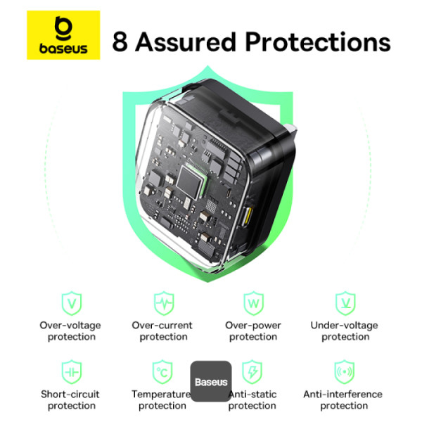 Baseus 20W PD Palm Fast Charger with USB C to Lightning Cable — image 8