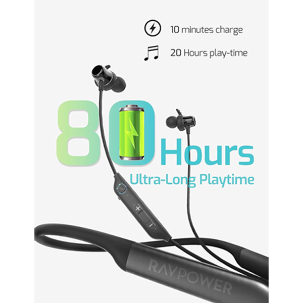 RAVPower Sports Earphone 80 Hours Playtim — image 4