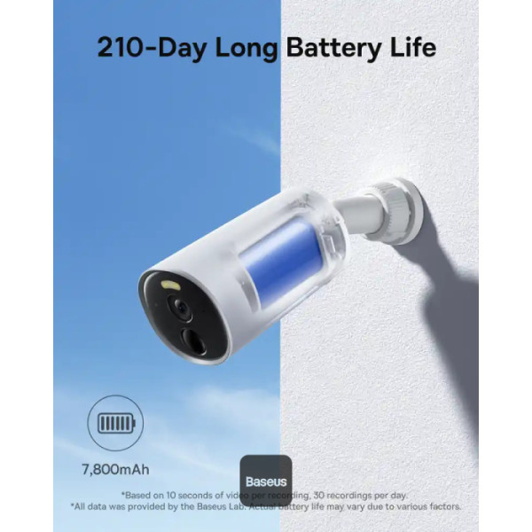 Baseus B1 2K Outdoor Camera 210 Days Battery Life with 8GB Storage — image 3