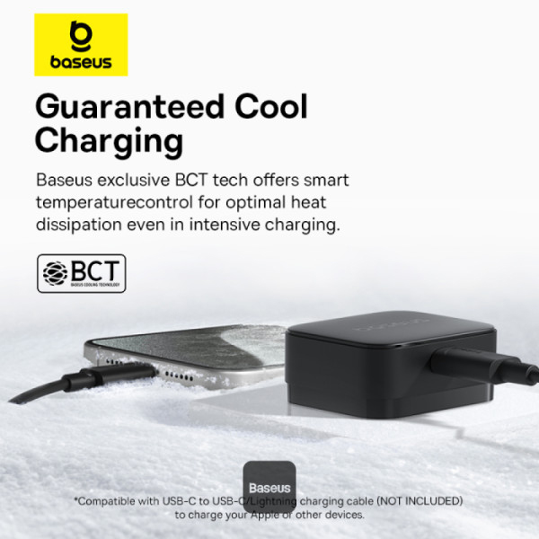 Baseus 20W PD Palm Fast Charger with USB C to Lightning Cable — image 7