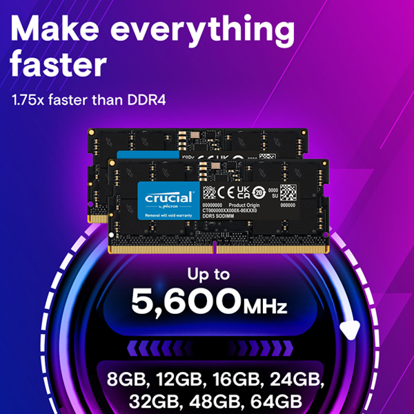 Crucial DDR5 32GB 4800MHZ Laptop RAM — image 3