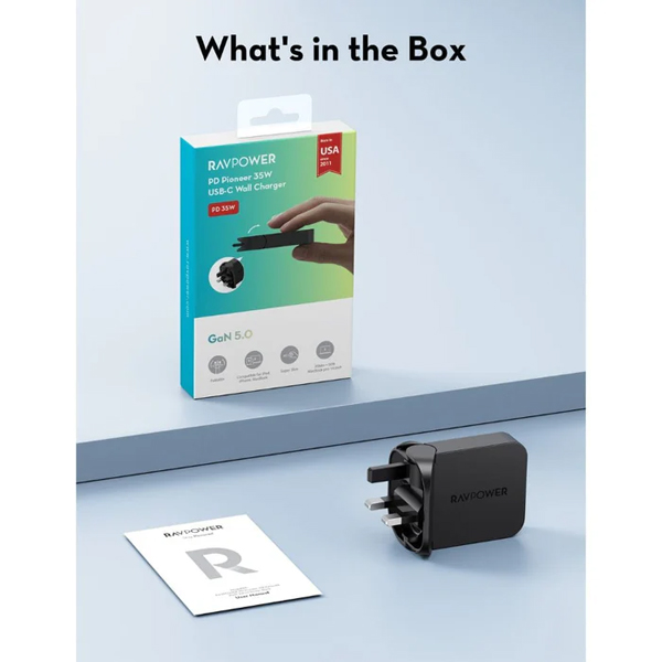 RAVPower PD35W GAN 5.0 Wall Charger — image 8
