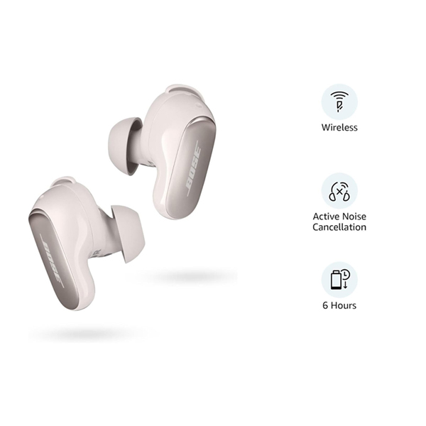 Bose QuietComfort Ultra Earbuds- White Smoke — image 2