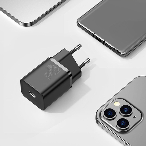 Baseus 20W PD Palm Fast Charger with USB C to USB C Cable — image 9