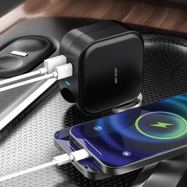 Green Lion Duo Power Car & Wall Charger — image 2