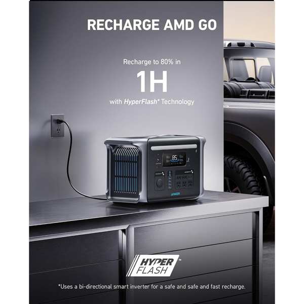 Anker Power Station - Ultimate SOLIX 757 1229Wh Backup Power — image 3