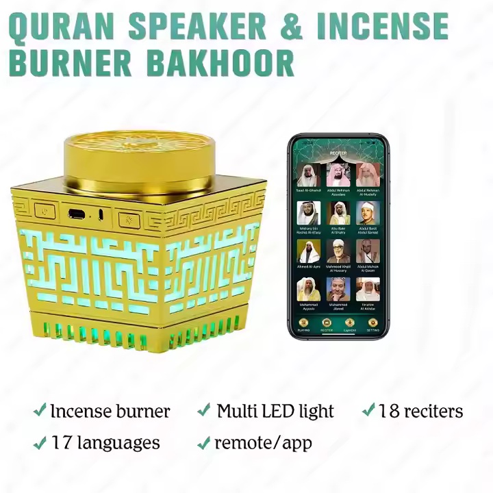 Heatz Zs30 Quran Speaker With Incense Burner — image 4