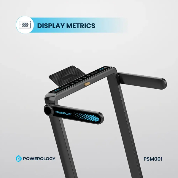 Powerology Treadmill with 5-Level Electric Incline and Handrail — image 2