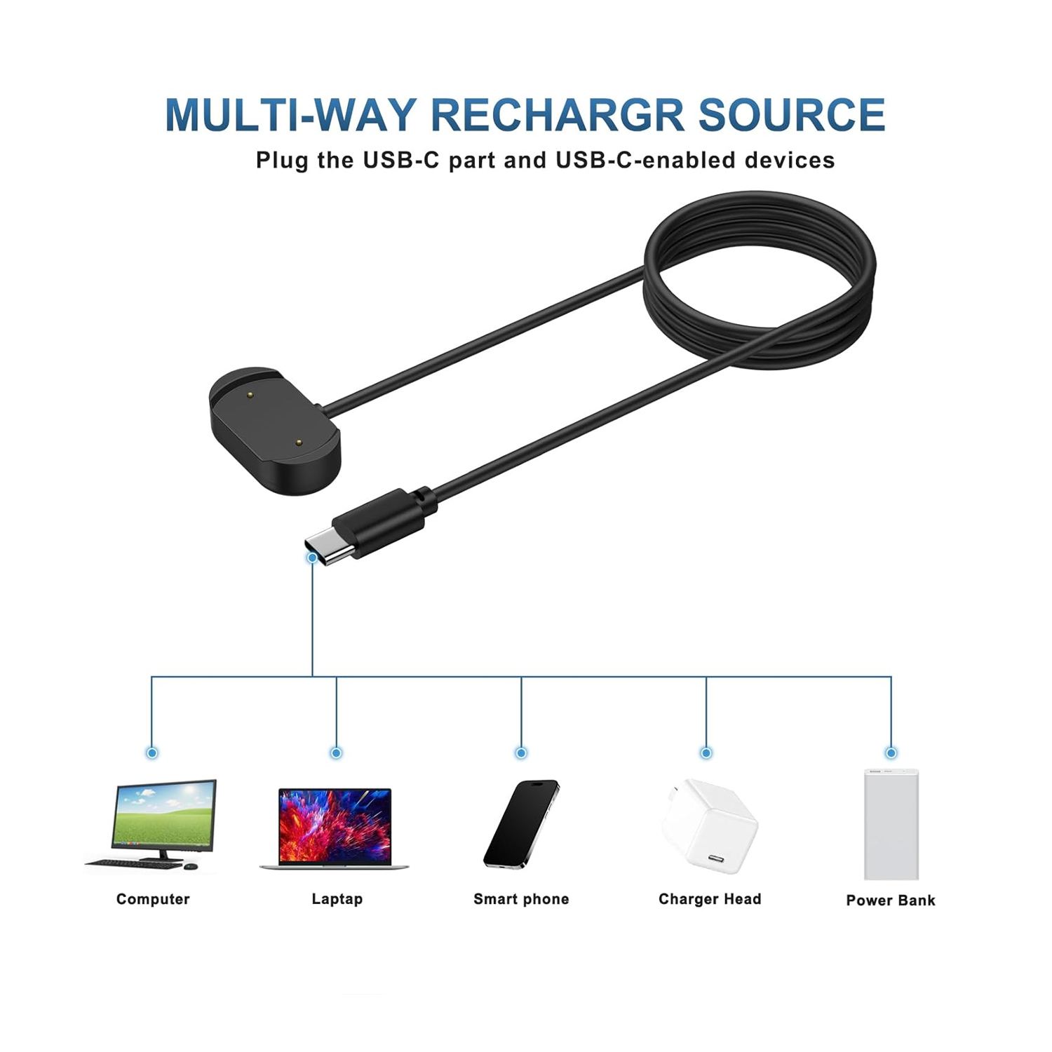 Amazfit Dual Type C Usb Cable — image 3