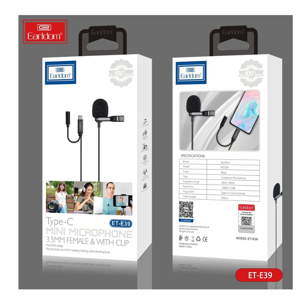 Earldom E39 Type C Mini Microphone — image 2