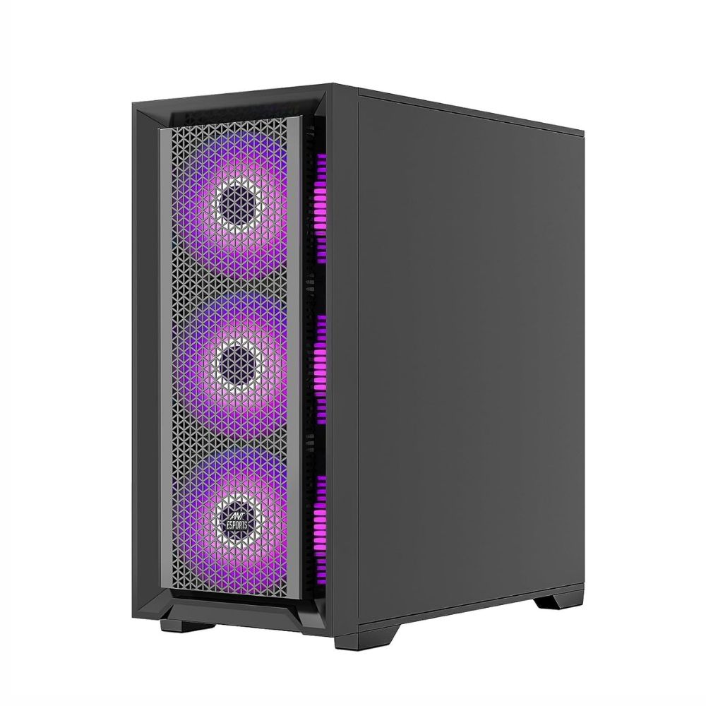 Dark Flash DLS480 White ATX Glass Cassing with 4 RGB Fans — image 4