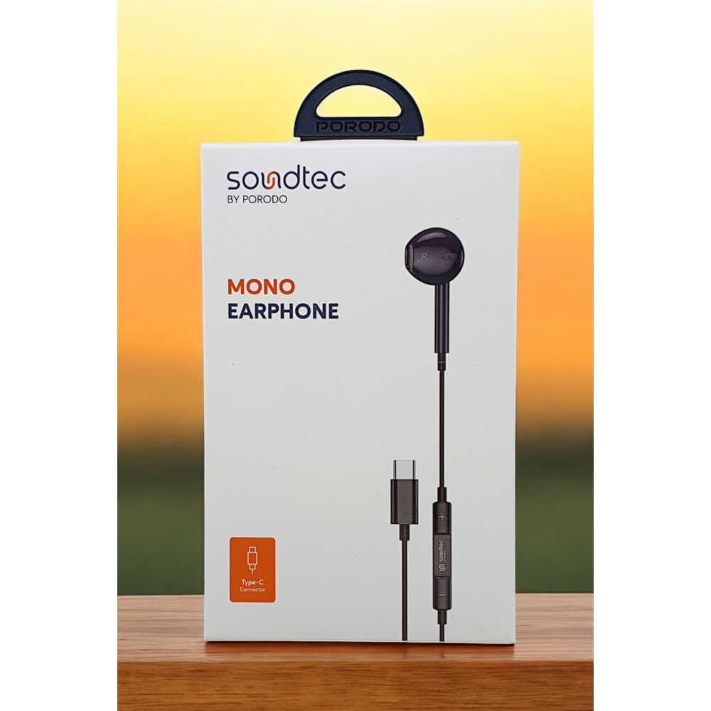Porodo Mono Earphone WITH TYPE-C Connector — image 2