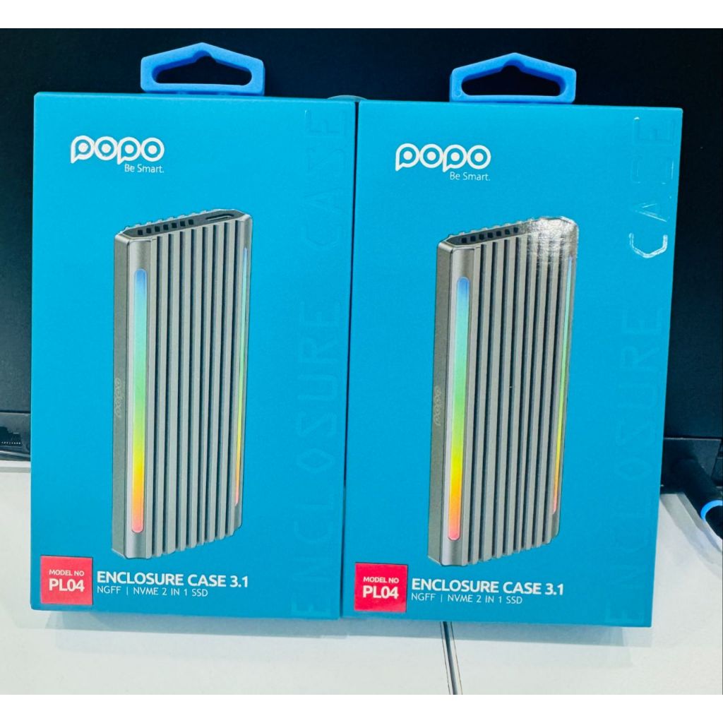 Popo Pl04 Enclosure Ssd Nvme/Ngff 2 In 1 — image 2