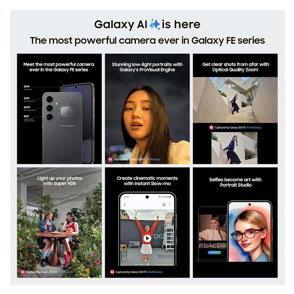 Samsung Galaxy A56 5G 256GB 8GB RAM Awesome Graphite Smartphone — image 4