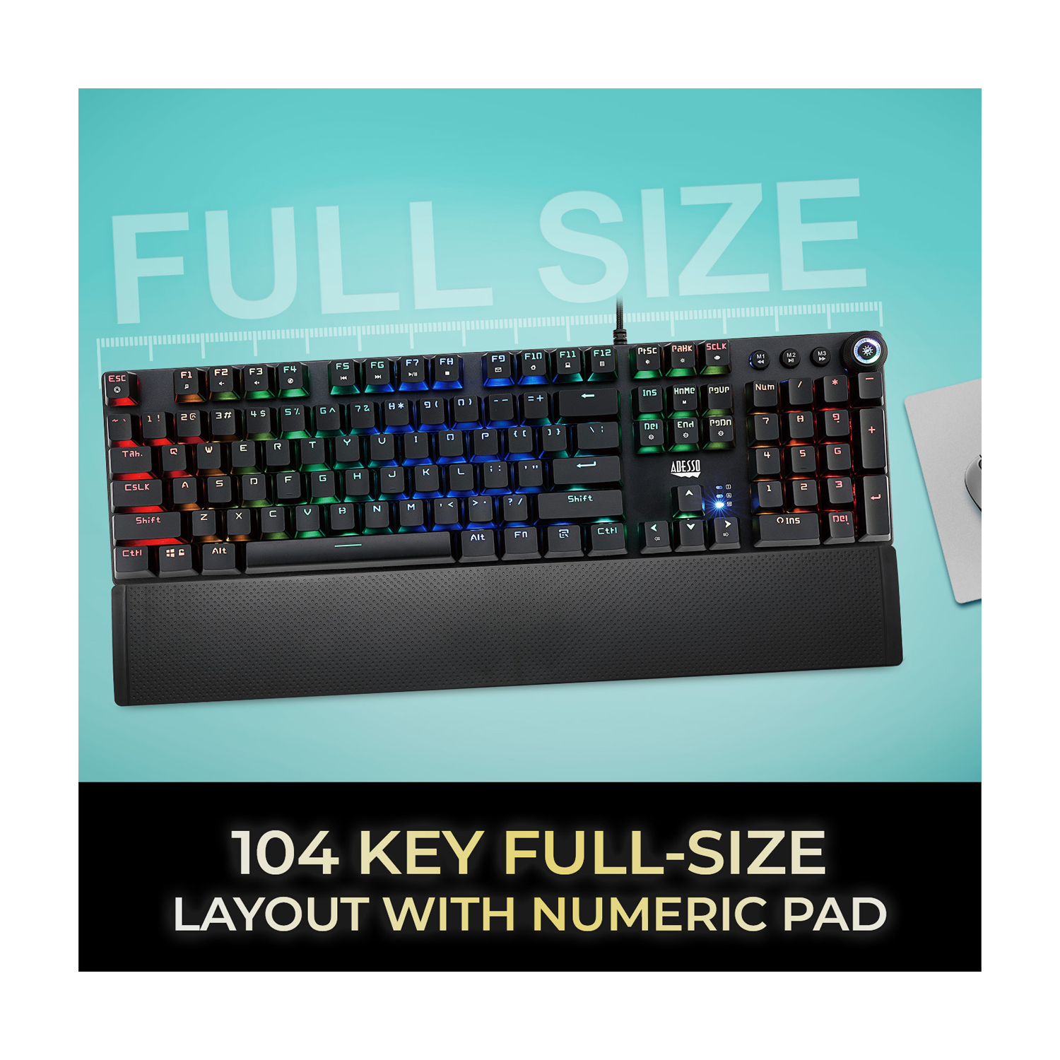 Tesca Gaming Mechanical Keyboard with Palm Rest TCS-GX5 — image 6