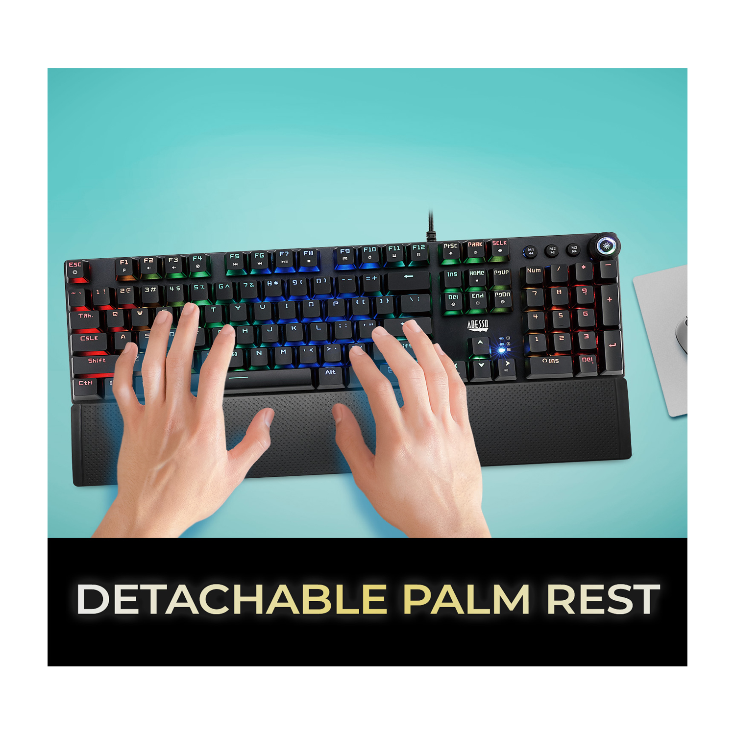 Tesca Gaming Mechanical Keyboard with Palm Rest TCS-GX5 — image 5