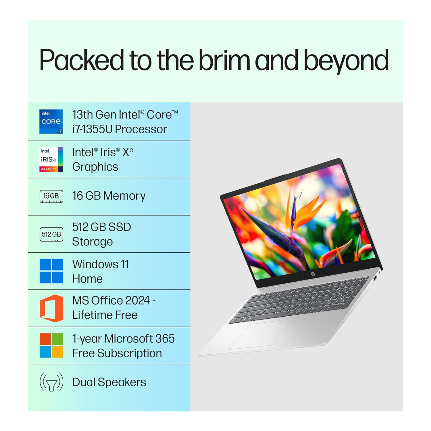 HP ELITEBOOK 1040 G10- CORE I7 1355 U- 16 GB RAM , 512 SSD Webcam, BT, 14.1 FHD Screen WINDOWS 11 PRO LAPTOP — image 4