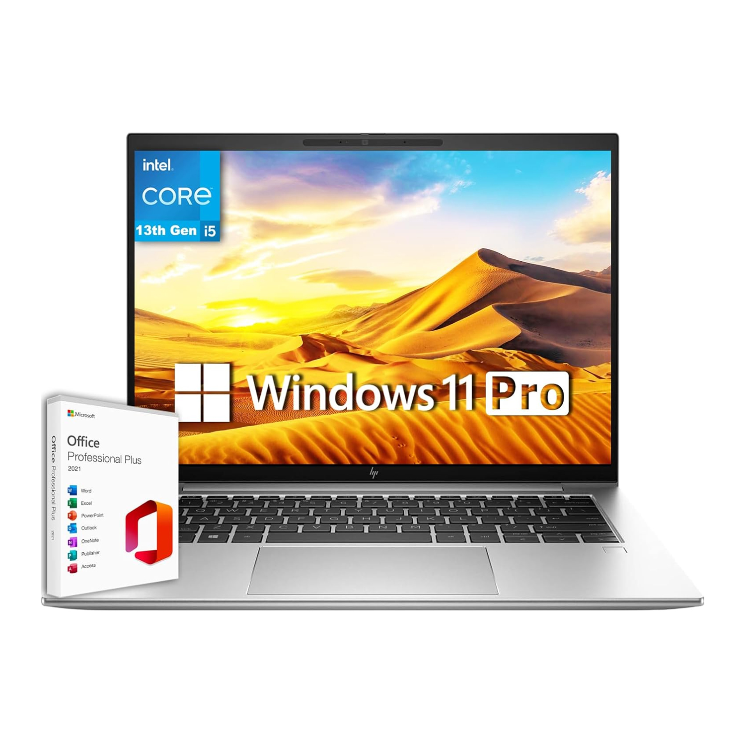 HP ELITEBOOK 840 G10- CORE I7 1355 U- 16 GB RAM , 512 SSD Webcam, BT, 14.1 FHD Screen DOS LAPTOP — image 6
