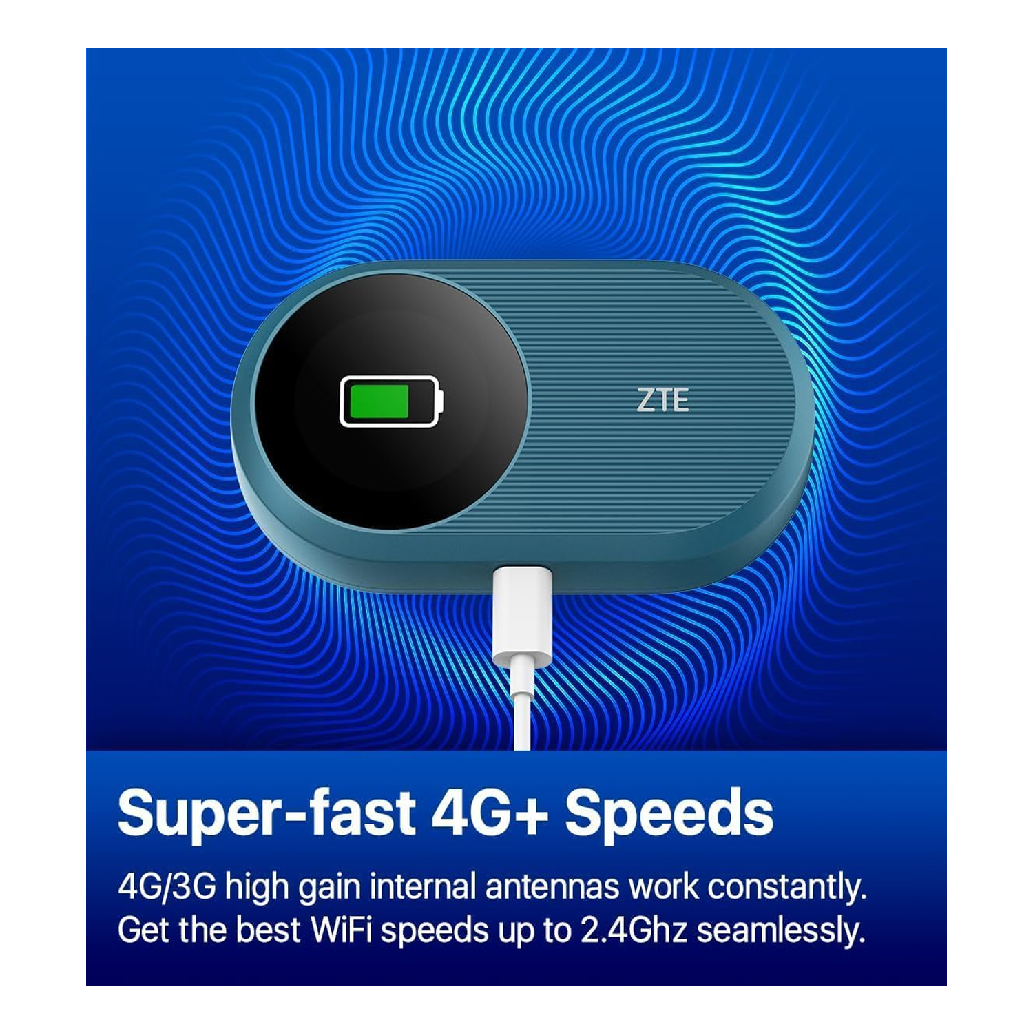 ZTE U10S Pro Wireless Mobile Wi-Fi Router, Up to 287Mbps, 3000mAh Battery, 2.4Ghz Wi-Fi Speed — image 4