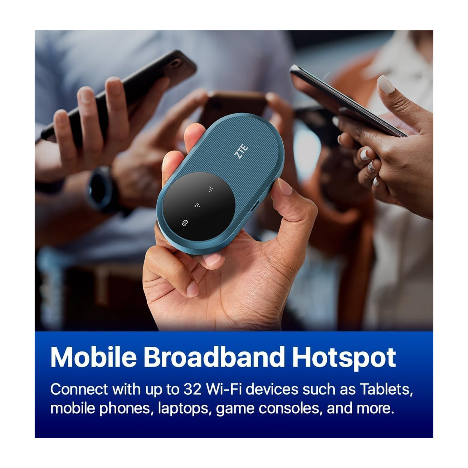 ZTE U10S Pro Wireless Mobile Wi-Fi Router, Up to 287Mbps, 3000mAh Battery, 2.4Ghz Wi-Fi Speed — image 3