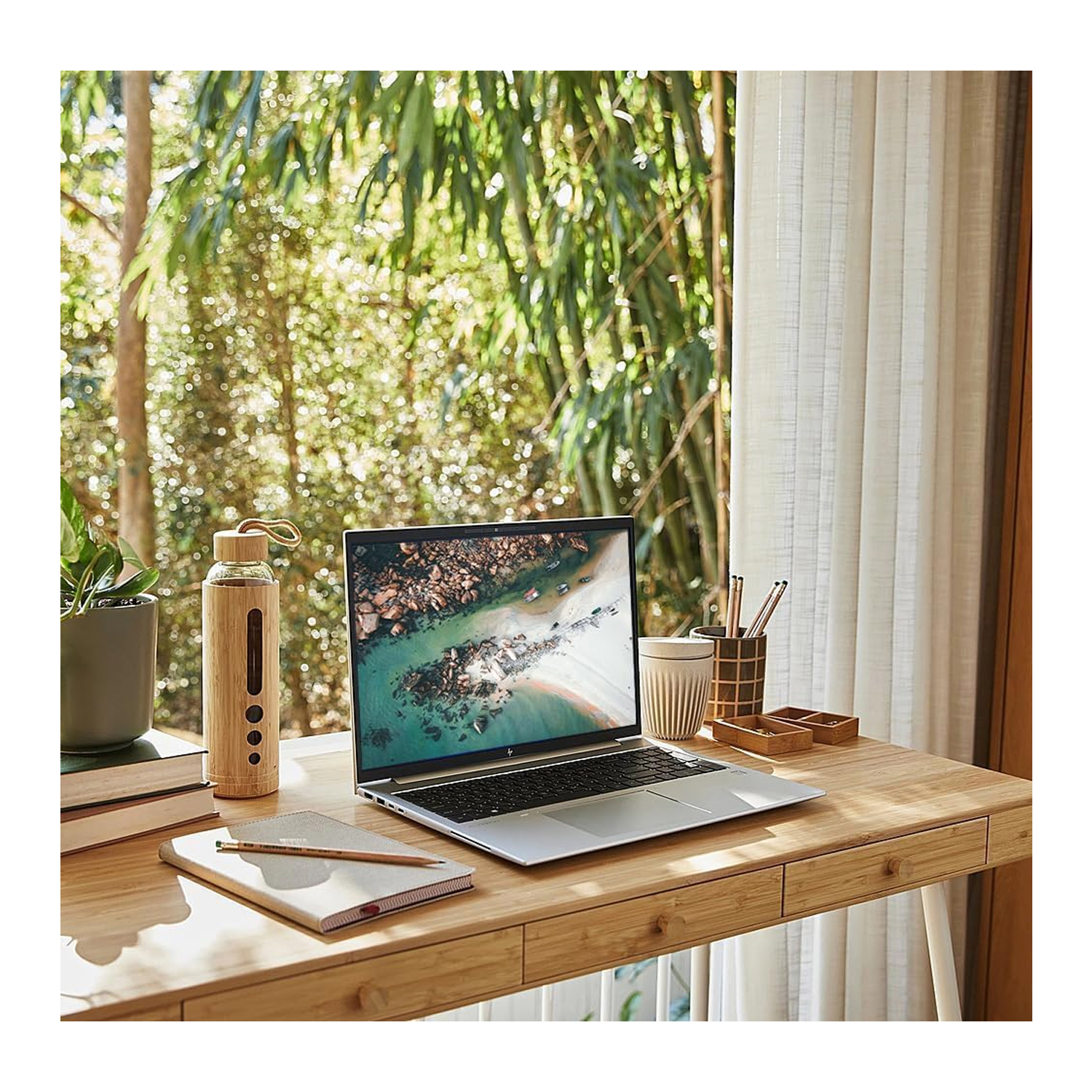 HP ELITEBOOK 840 G10- CORE I7 1355 U- 16 GB RAM , 512 SSD Webcam, BT, 14.1 FHD Screen DOS LAPTOP — image 2