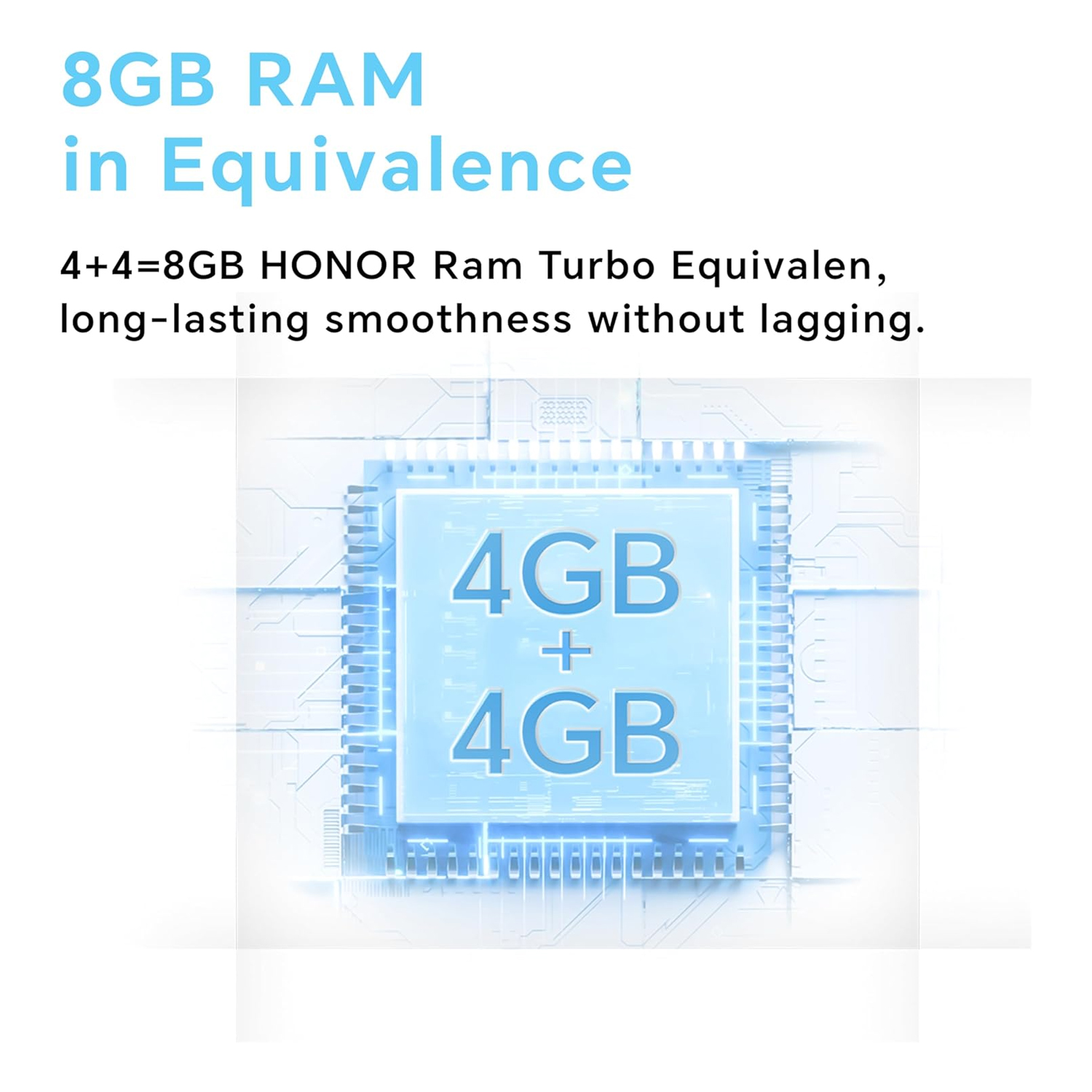 Honor X5b 4G Smartphone, 4 GB RAM, 64 GB Storage, Flowing Blue — image 3