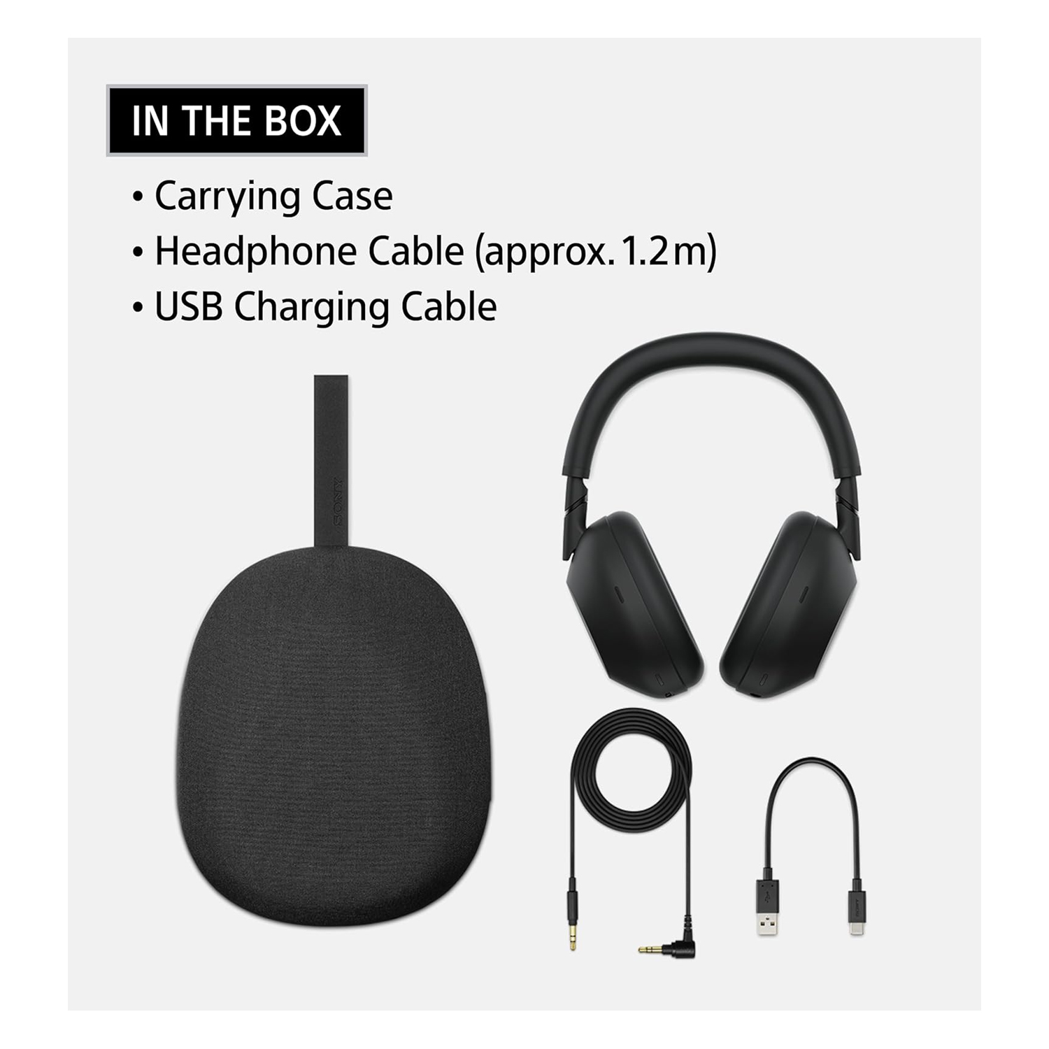 SONY WIRELESS HEADPHONE Noise Cancelling Headphone BLACK WH-1000XM6 — image 3