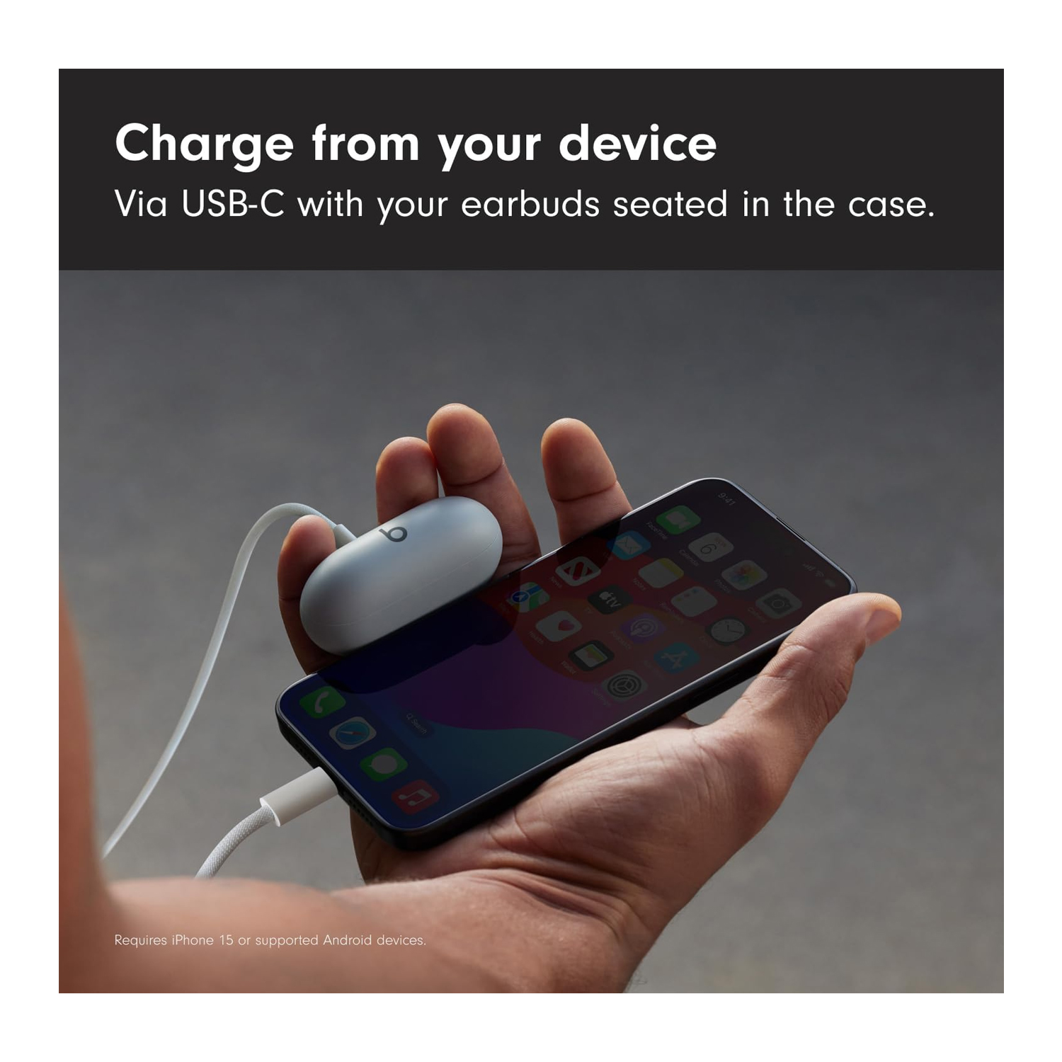 Beats Solo Buds - True Wireless Earbuds - Matte Black MUVW3AE/A — image 4
