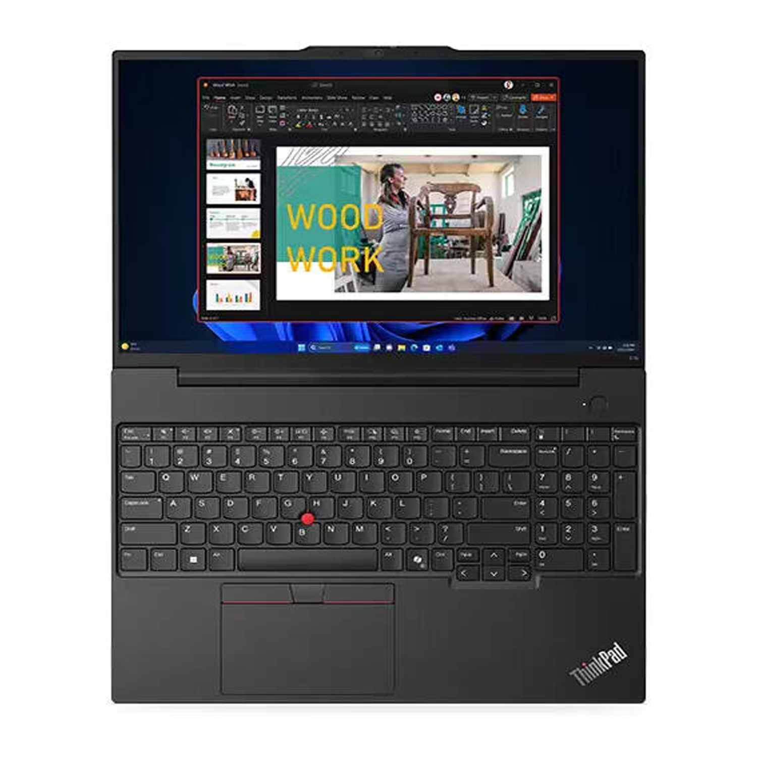 Lenovo ThinkPad E16 Gen 2 Laptop, 16" WUXGA IPS Display, Intel Core Ultra 7 155H Processor, 16GB RAM, 512GB SSD, Intel Arc Graphics, ENG Backlit K/B, FreeDos, Black — image 6