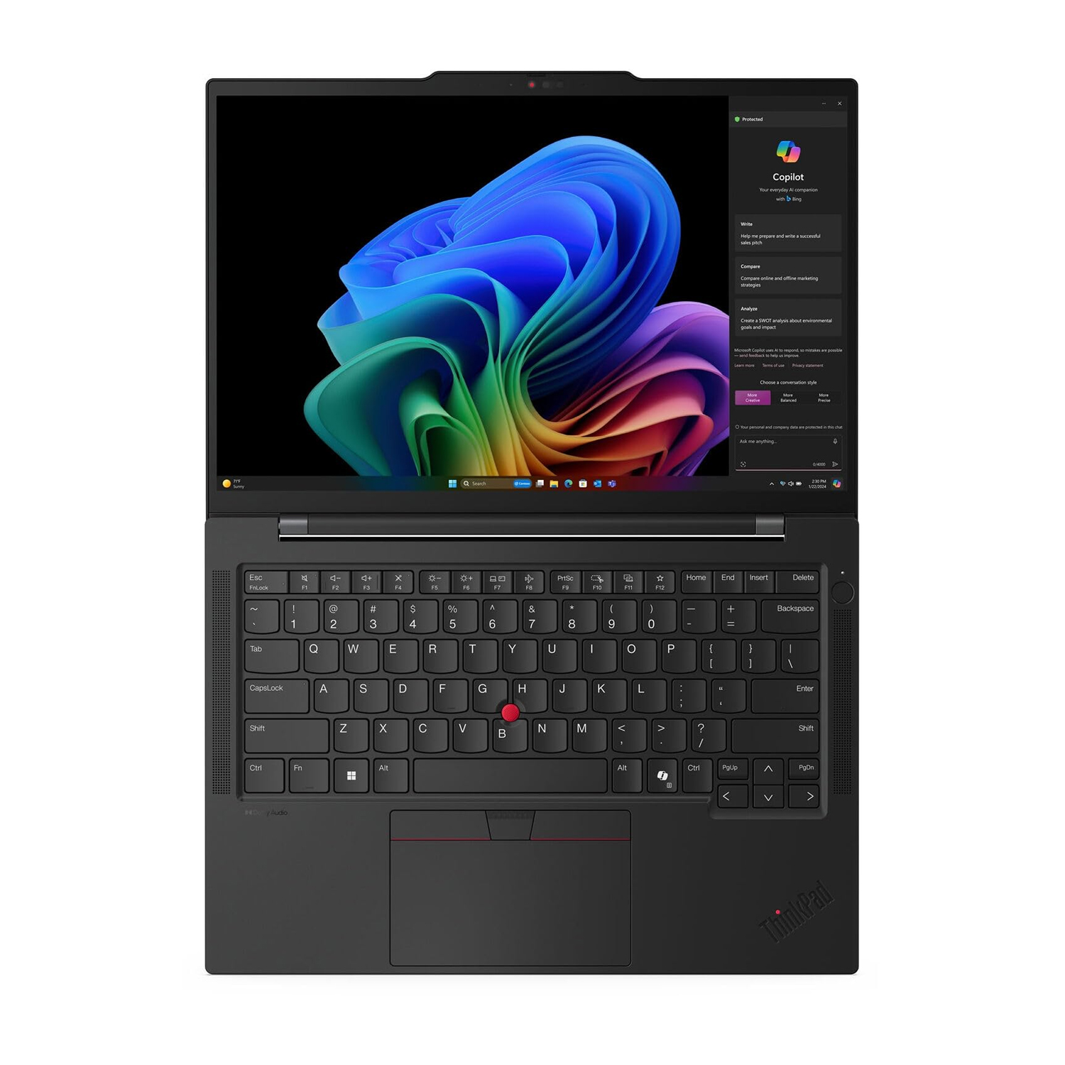LENOVO ThinkPAD T14s ULTRA 7 155 32 RAM /512 / 14.1 SCREEN WUXGA /W.L/ CAM/WINDOWS 11 PRO 3 YR LAPTOP — image 3