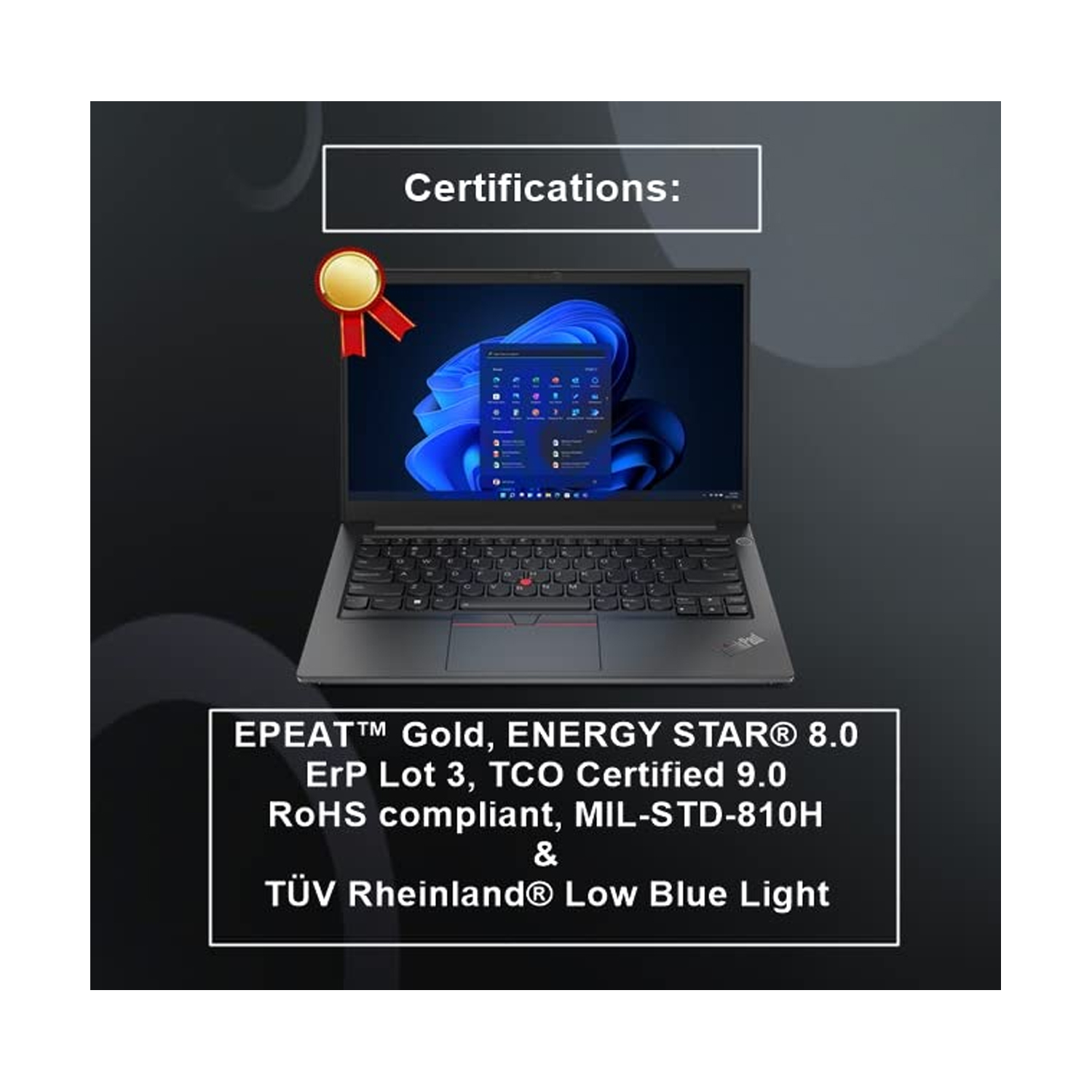 LENOVO ThinkPAD E14 ULTRA 7 155 U 16 RAM /512 SSD / 14.1 SCREEN FHD /W.L/ CAM/DOS LAPTOP — image 3