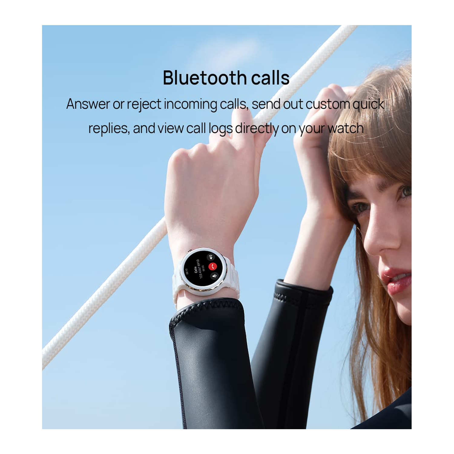 Huawei Watch GT3 Pro 43 MM, Gold Bezel, White Ceramic — image 6