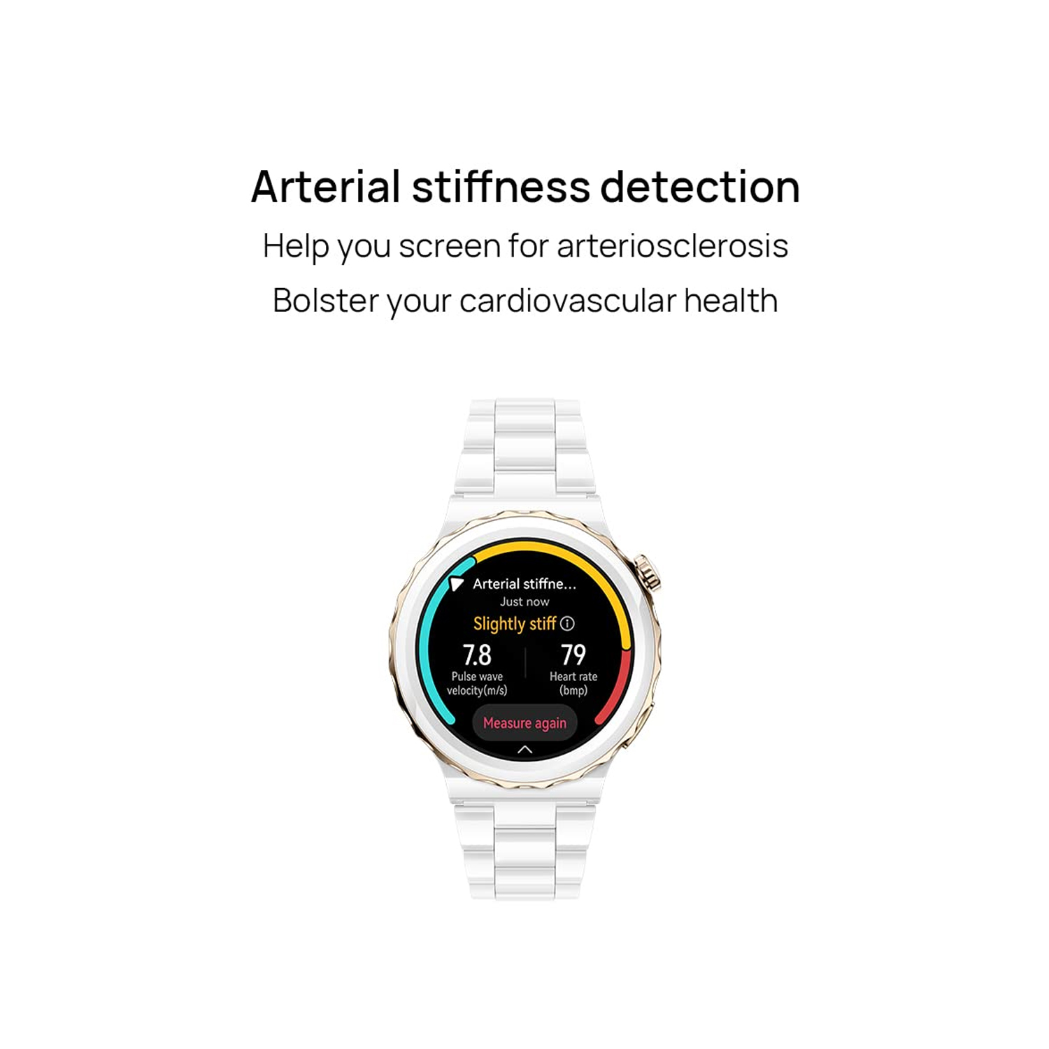 Huawei Watch GT3 Pro 43 MM, Gold Bezel, White Ceramic — image 3