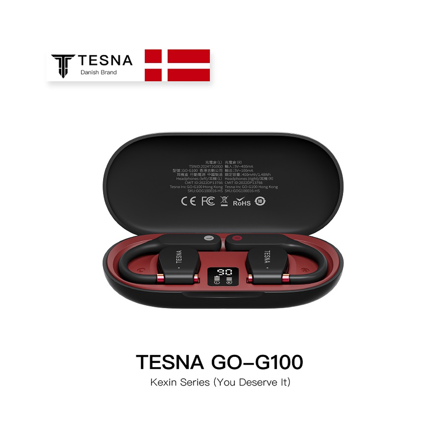 TESNA GOG100 OWS Open Sport Bluetooth Earphones — image 4