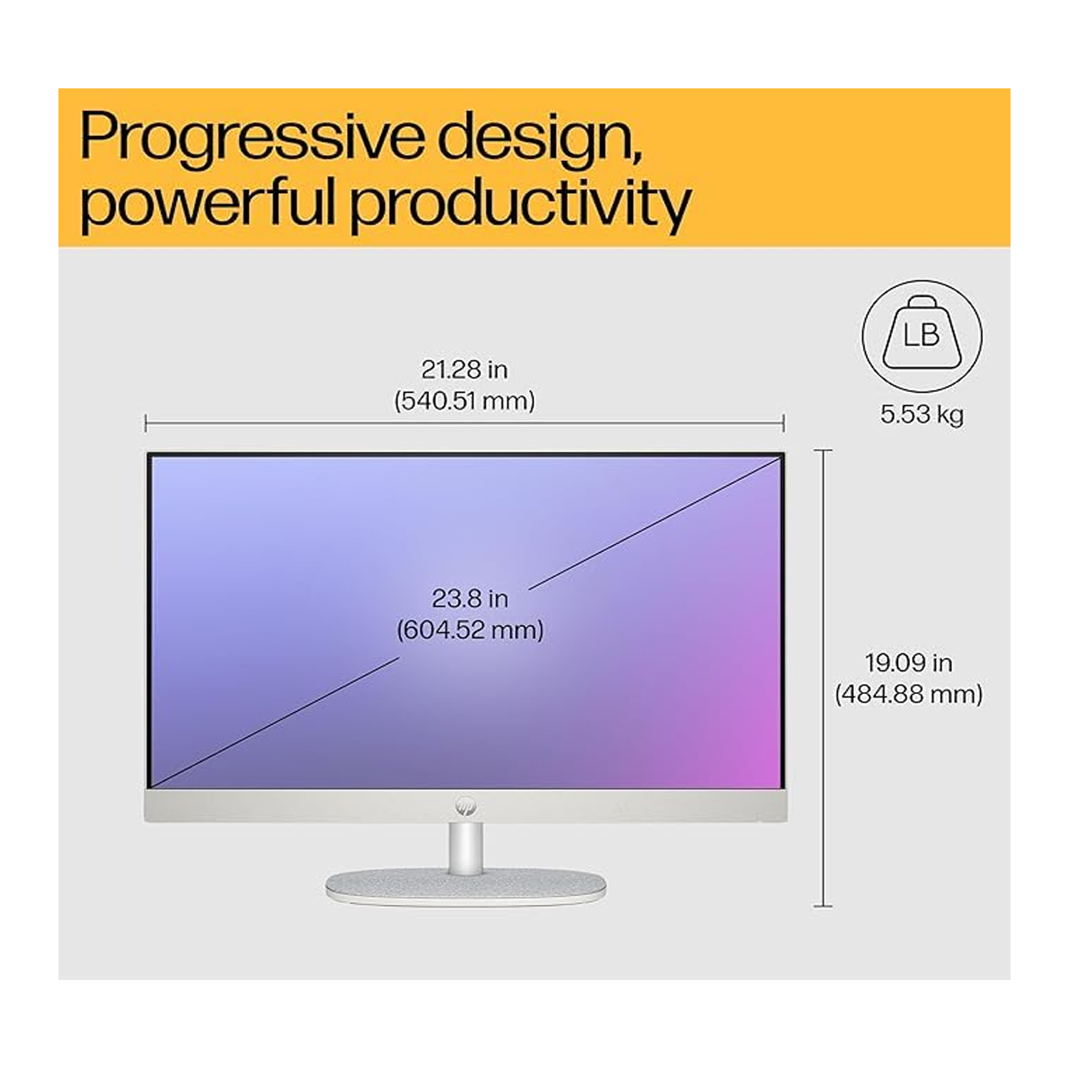 HP AIO 24CR-1006 NH Core ULTRA U5-125 16GB RAM 512 SSD 24INC SCREEN TOUCH DOS WHITE ALL IN ONE PC — image 5