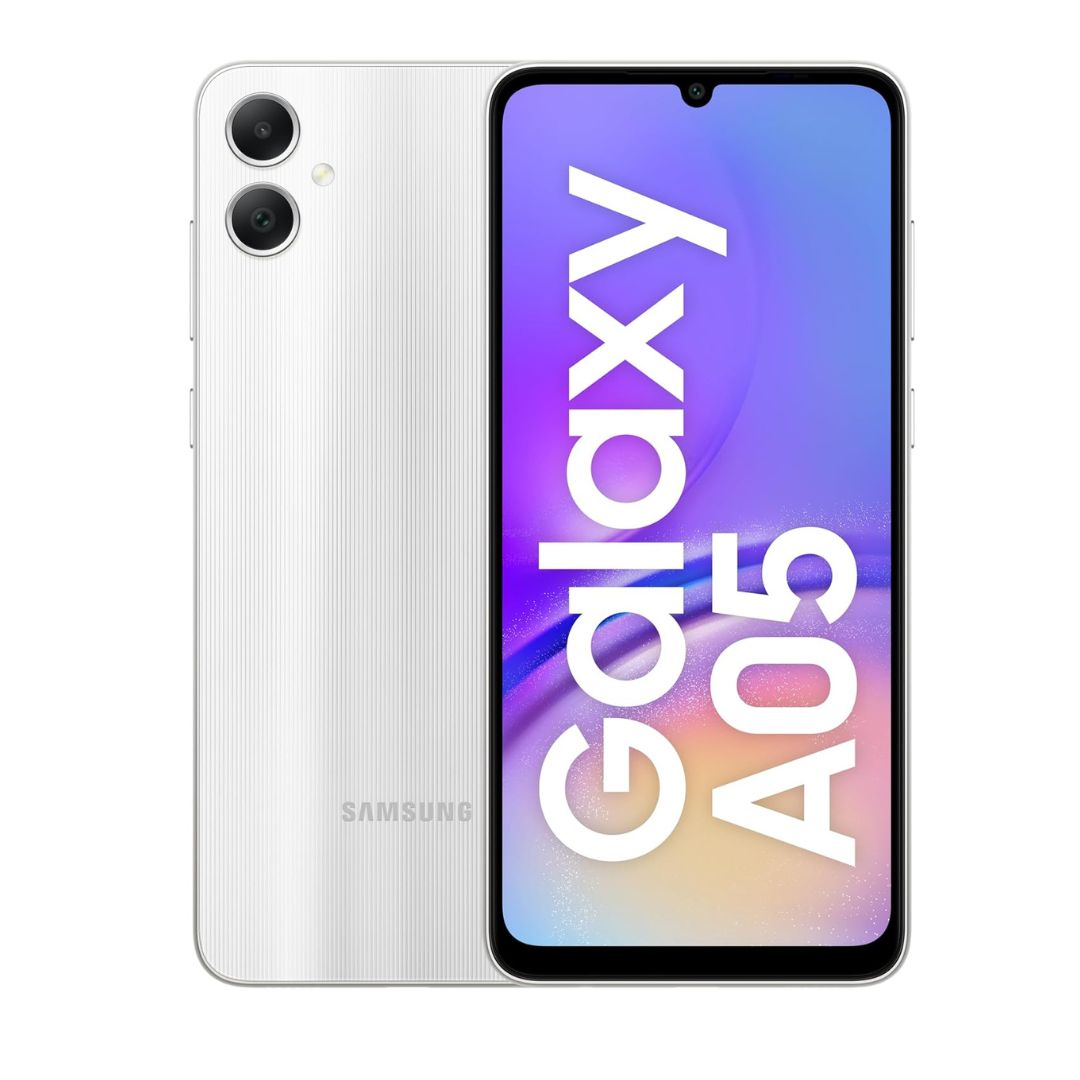 Samsung Galaxy A05 Dual SIM, LTE, 4GB RAM, 64GB Storage, Silver — image 1