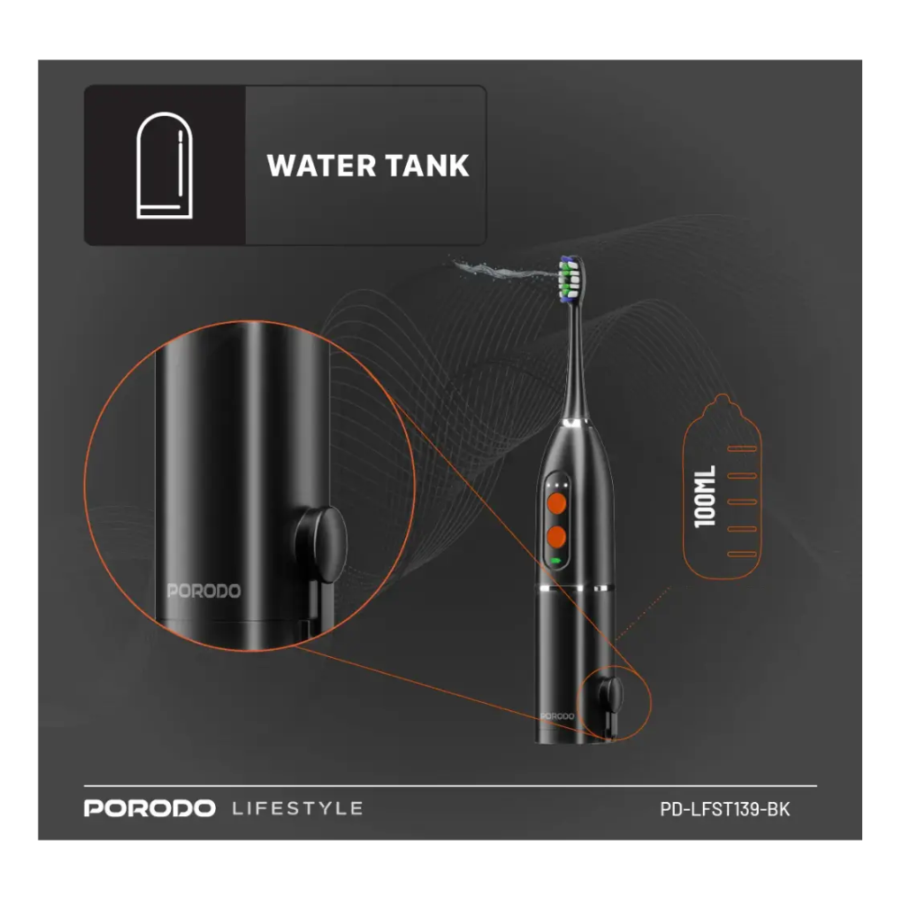 Porodo Life Style Water Floss & Sonic Electric Toothbrush — image 3
