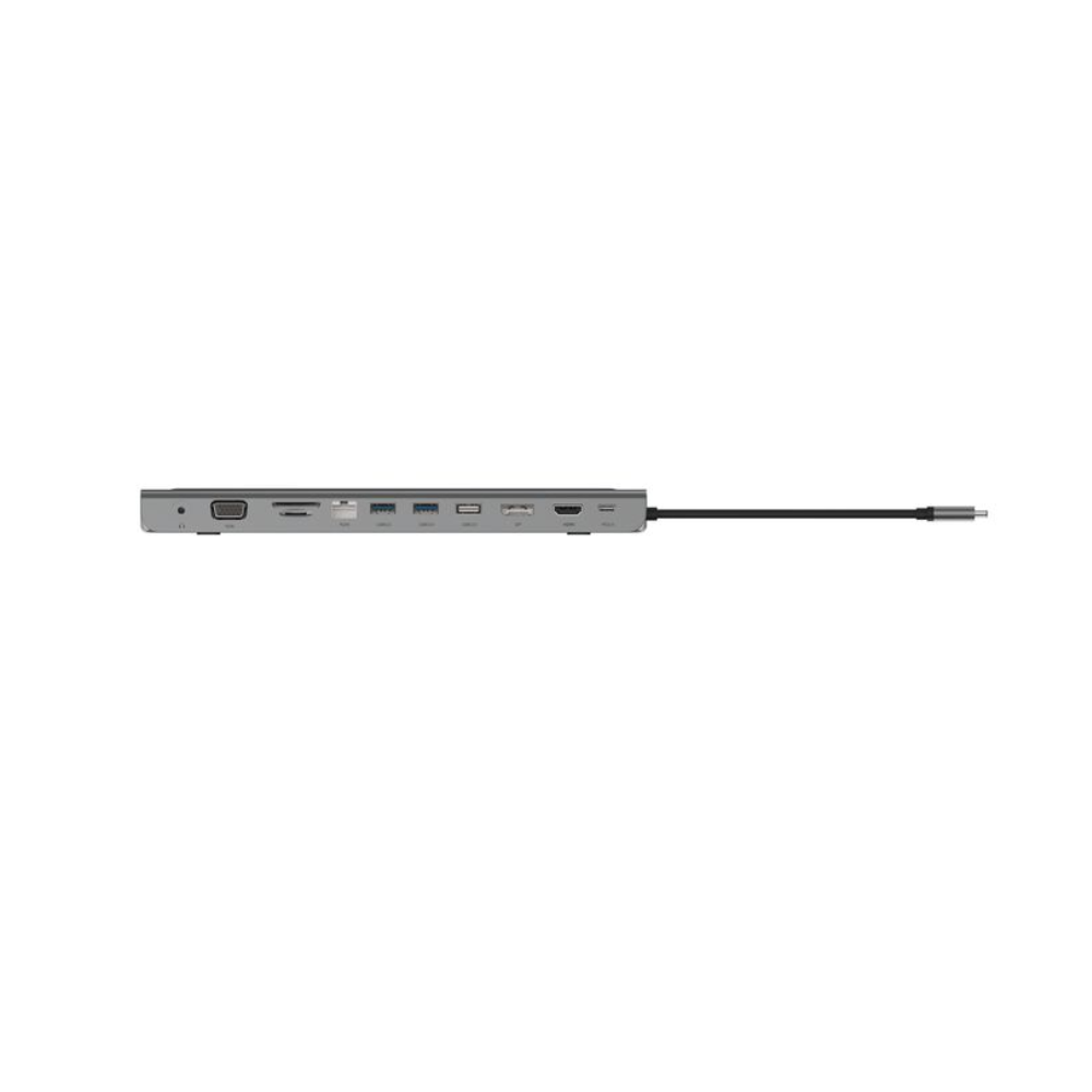 Belkin CONNECT USB-C 11-in-1 Multiport Dock.  3.5mm audio in/out VGA port  Compatible with Mac, Windows, and Chrome devices — image 3