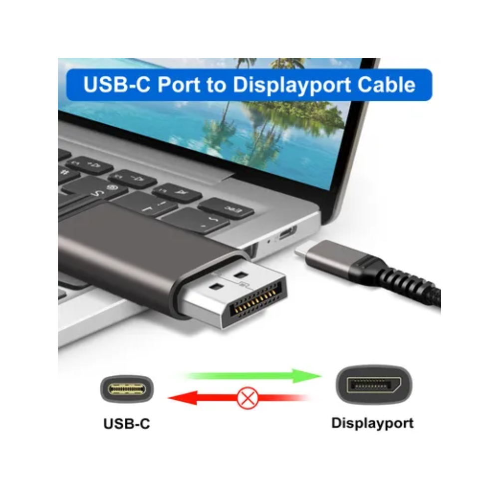 TYPE-C TO DP CABLE 2K-4K-8K ULTRA HD 60Hz — image 2