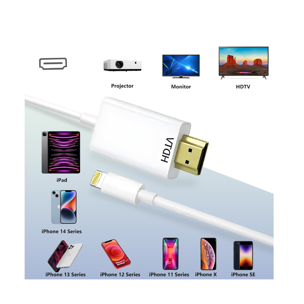 AIRSKY VIDEO CABLE FOR I PHONE/TV/PROJECTOR/DISPLAY 2K 60Hz HD CABLE — image 4